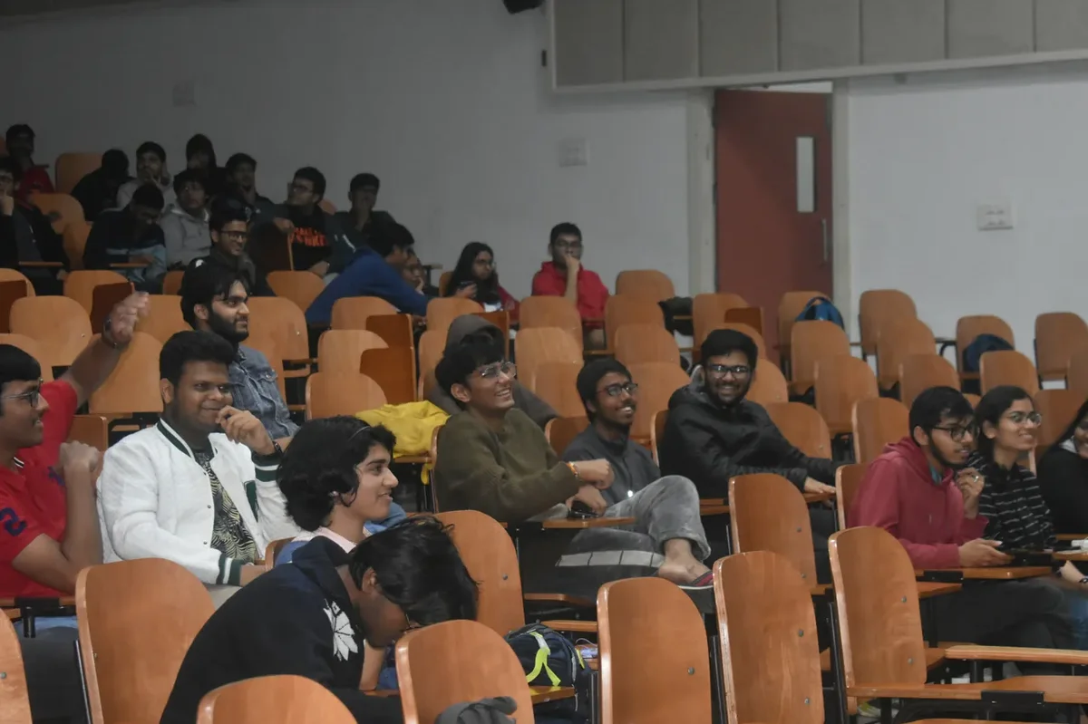 Packed Auditorium Crowd Engagement