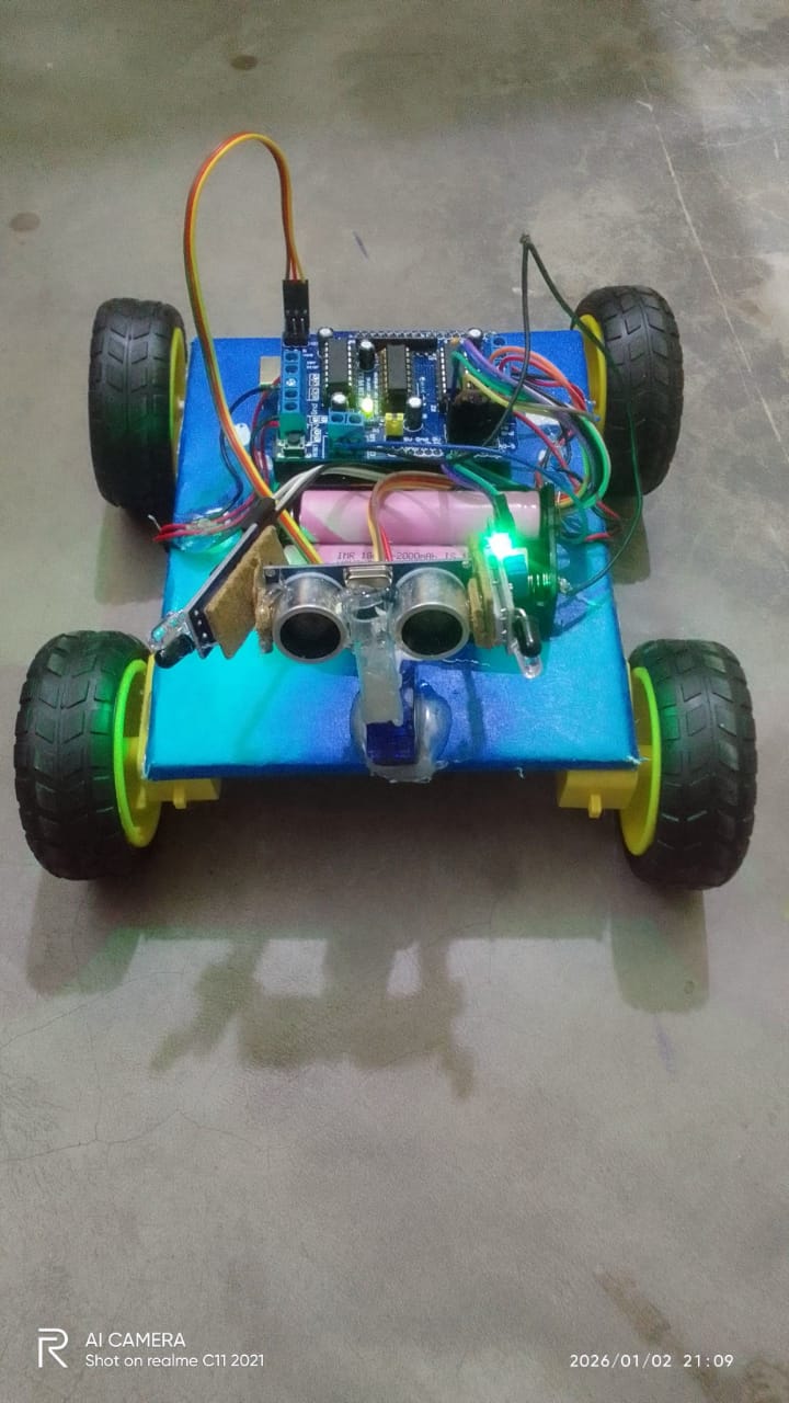 Arduino Human Following Car by Krish Majhi